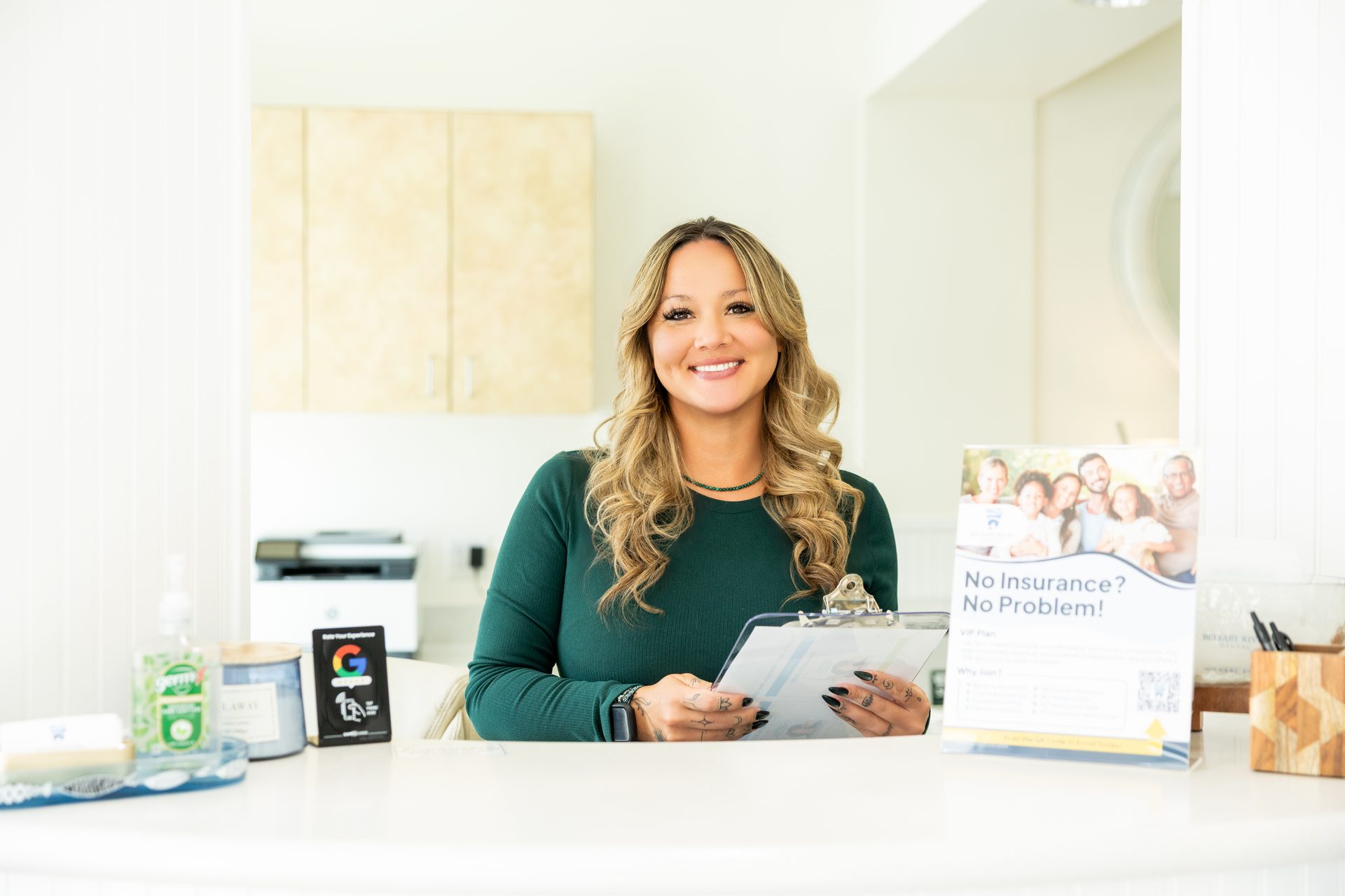 Belfast River Dental front-desk team member
